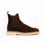 6-R / GAMUZA CAFE SUELA BLANCA