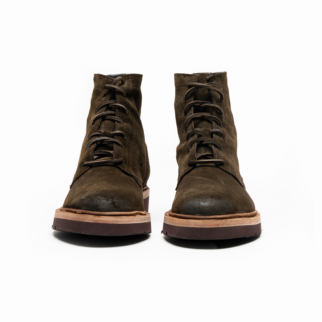 2001 / GAMUZA VERDE SUELA CAFE