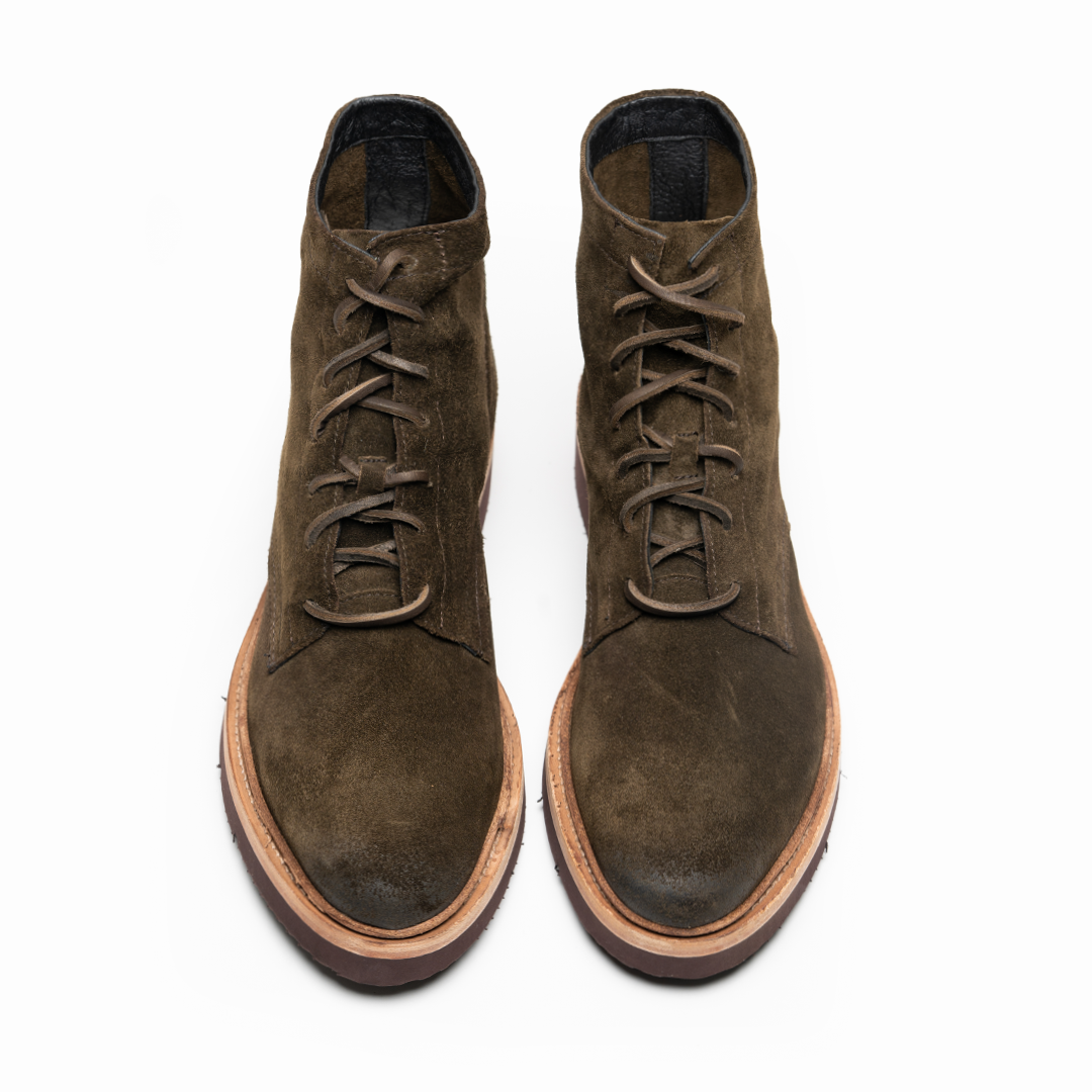 2001 / GAMUZA VERDE SUELA CAFE